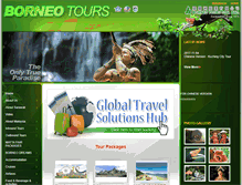 Tablet Screenshot of borneotours.com.my